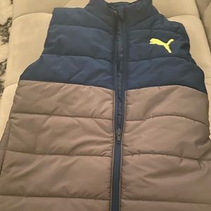 Puma Puffer Zip up Vest